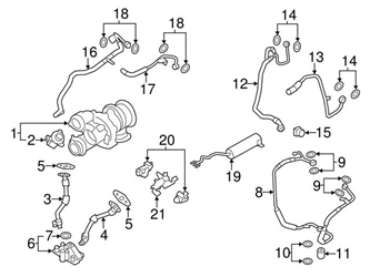 Genuine BMW 11537595603 Coolant Hose; Right - BMW 3 Genuine BMW 11537595603 Coolant Hose; Right - BMW