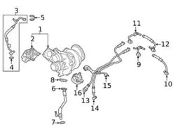 Genuine BMW 11538092597 Coolant Hose - BMW