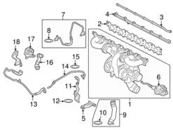 Genuine BMW 11538611277 Coolant Hose - BMW