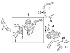 Genuine BMW 11538650981 Radiator Coolant Hose; Upper - BMW