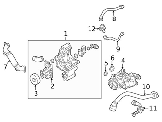 Genuine BMW 11538650981 Radiator Coolant Hose; Upper - BMW 3 Genuine BMW 11538650981 Radiator Coolant Hose; Upper - BMW