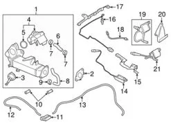 Genuine BMW 11718507308 Coolant Hose; Lower - BMW
