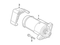 Genuine BMW 12417645979 Starter - BMW | 12417645980