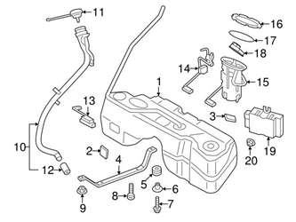 Genuine BMW 16117314804 Fuel Pump, Electric - BMW | 16117285443 3 Genuine BMW 16117314804 Fuel Pump, Electric - BMW | 16117285443