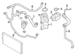 Genuine BMW 17122284690 Coolant Pipe; Lower - BMW