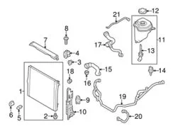 Genuine BMW 17127623272 Coolant Pipe - BMW