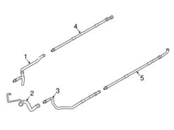 Genuine BMW 17127636408 Radiator Coolant Hose - BMW