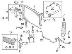 Genuine BMW 17127805262 Radiator Coolant Hose - BMW