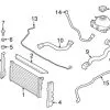 Genuine BMW 17128514238 Engine Coolant Overflow Hose - BMW