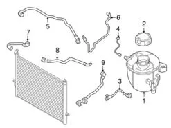 Genuine BMW 17128602646 Coolant Pipe; Outer - BMW