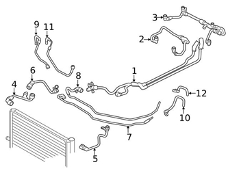 Genuine BMW 17128602738 Coolant Hose - BMW 3 Genuine BMW 17128602738 Coolant Hose - BMW