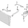 Genuine BMW 17128678505 Radiator Coolant Hose - BMW -auto parts store BM 17128678505