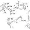 Genuine BMW 31106883116 Control Arm; Front Right Upper - BMW -auto parts store BM 31106883116