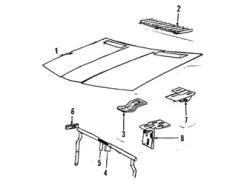 Genuine BMW 51131843535 Grille; Left - BMW