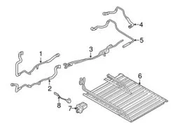 Genuine BMW 61278616813 Drive Motor Inverter Coolant Line - BMW