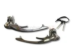 JP Group Dansk 104099010, 1687100710 Outside Door Handle Set; Chrome - Porsche | JP20350