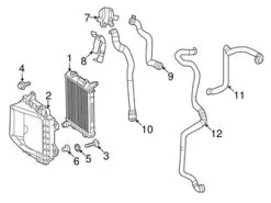 Genuine Mercedes 0005002486 Auxiliary Water Pump - Mercedes