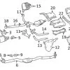 Genuine Mercedes 0009955033 Catalytic Converter Clamp - Mercedes