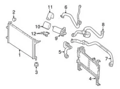 Genuine Mercedes 1665015520 Water Pump Bracket - Mercedes