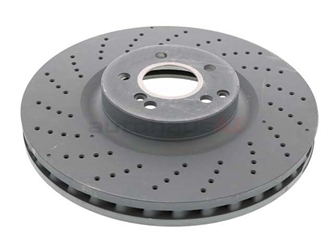 Genuine Mercedes 172421060007, A172421060007 Disc Brake Rotor; Front - Mercedes 3 Genuine Mercedes 172421060007, A172421060007 Disc Brake Rotor; Front - Mercedes