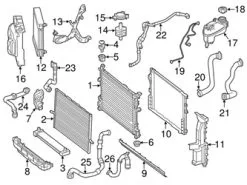 Genuine Mercedes 1765012082 Radiator Coolant Hose - Mercedes