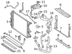 Genuine Mercedes 1775010701 Engine Coolant Overflow Hose - Mercedes