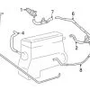 Genuine Mercedes 2038300996 Coolant Hose - Mercedes