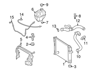 Genuine Mercedes 211501162564 Engine Coolant Overflow Hose - Mercedes | 2115011625 3 Genuine Mercedes 211501162564 Engine Coolant Overflow Hose - Mercedes | 2115011625