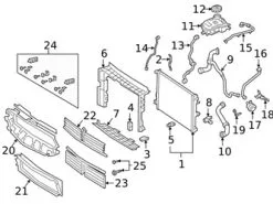 Genuine Mercedes 2475010558 Radiator Coolant Hose - Mercedes