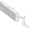 Genuine Mercedes 4635010019 Radiator Coolant Hose; Left - Mercedes