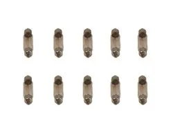 OES N177252 Multi Purpose Light Bulb; 2V/5W; 36mm Tube; 6418 Type, PKG Of 10 | 12795071 33207 8501264 965831