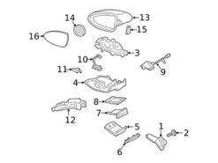 Genuine Porsche 7PP959578E Door Mirror Drive Motor; Right - Porsche