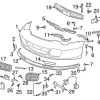 Genuine Porsche 99650554003 Bumper Cover Bracket; Right - Porsche
