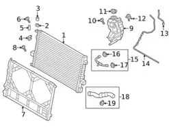Genuine Porsche 9A712167100 Coolant Bleeder Screw - Porsche
