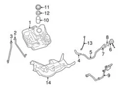 Genuine Volvo 30724849 Fuel Pump Wiring Harness - Volvo