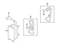 Genuine Volvo 31261649 Coolant Hose - Volvo | 30794644 31358618