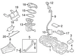 Genuine Volvo 31372616 Fuel Pump, Electric - Volvo