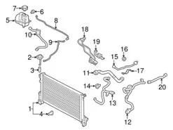 Genuine Volvo 31410895 Radiator - Volvo