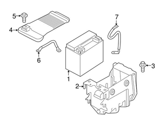Genuine Volvo 31479622 Battery Cover; Front - Volvo | 31353781 3 Genuine Volvo 31479622 Battery Cover; Front - Volvo | 31353781