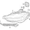 Genuine Volvo 31656558 Headlight Assembly; Left - Volvo -auto parts store VO 31656558