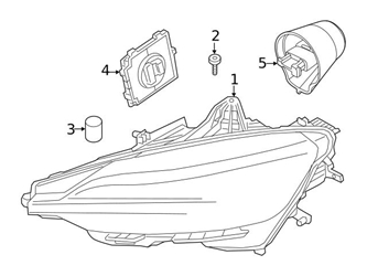Genuine Volvo 32314195 Headlight Assembly; Right - Volvo | 31656898 31698116 32273070 32314190 3 Genuine Volvo 32314195 Headlight Assembly; Right - Volvo | 31656898 31698116 32273070 32314190
